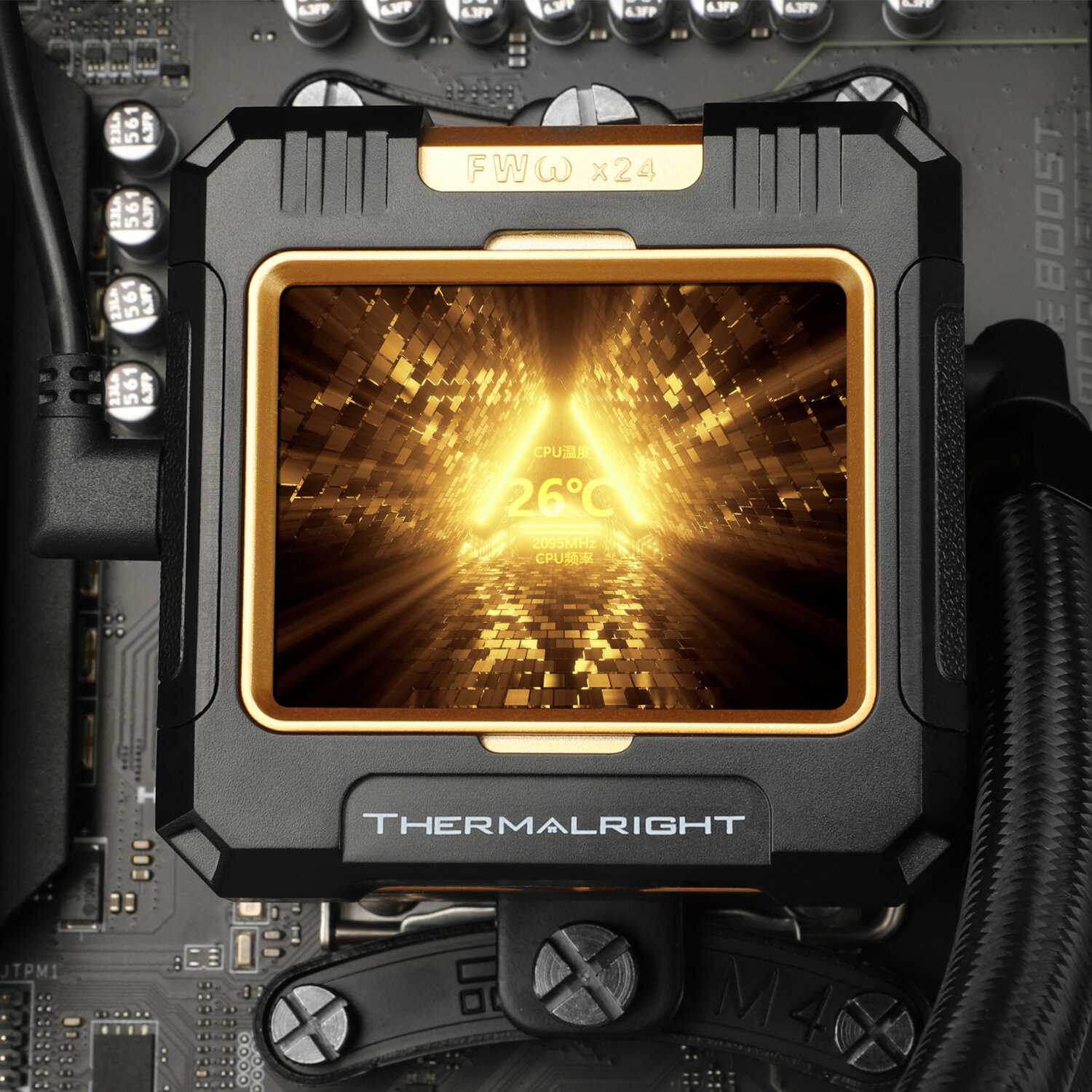 СЖО для процессоров Thermalright Frozen Warframe SE 360 ARGB V2 (F-WFRAME-SE-360-ARGB-BL-V2) фотография 4