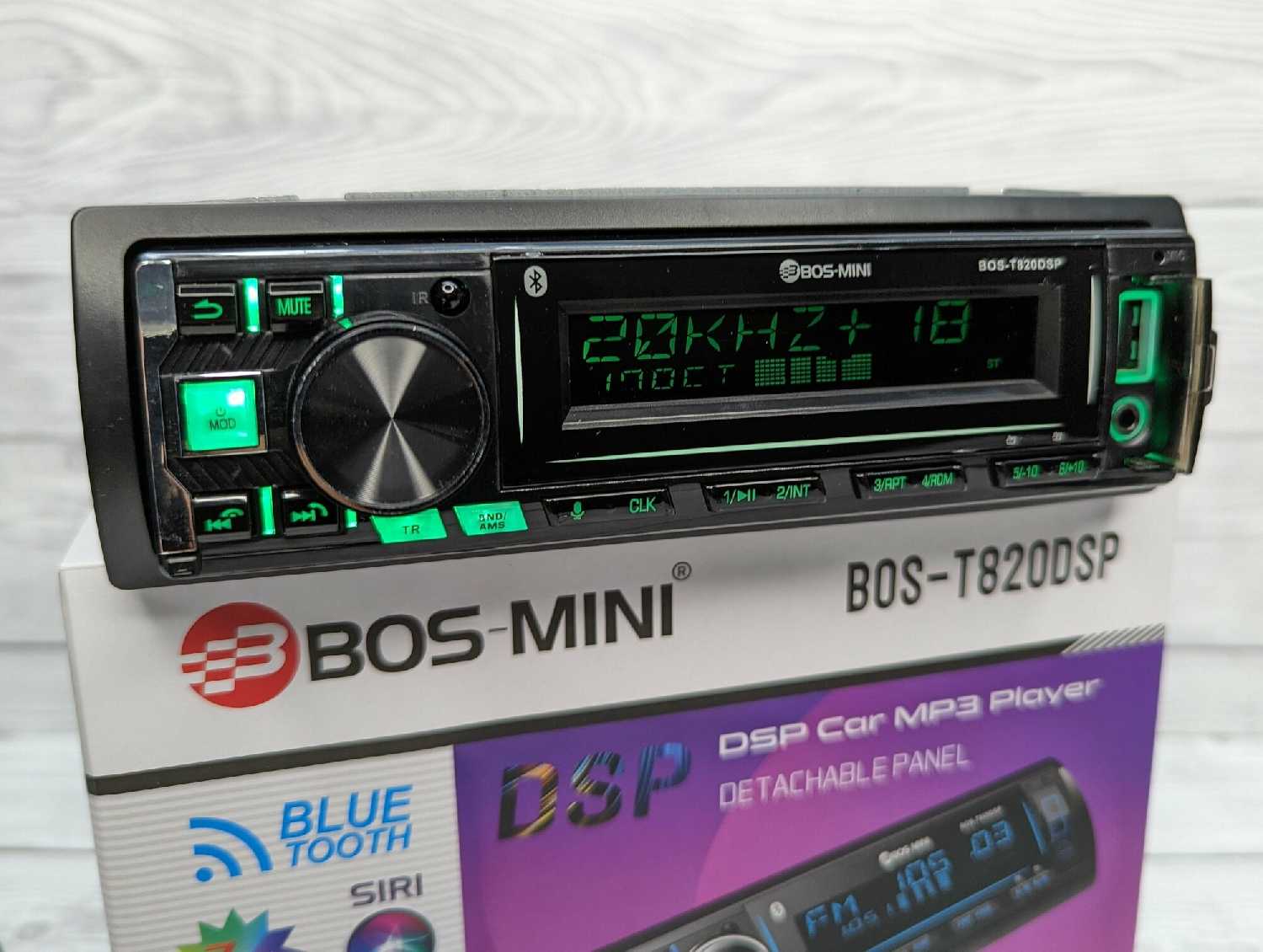 DSP Процессорная магнитола BOS-MINI 55W фотография 2
