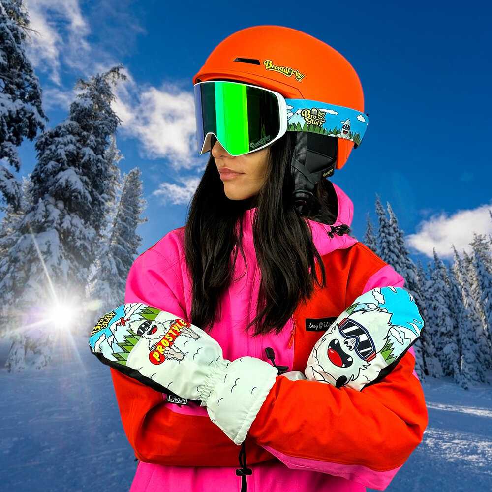 Маска для сноуборда, горных лыж BroStuff powder yeti фотография 27