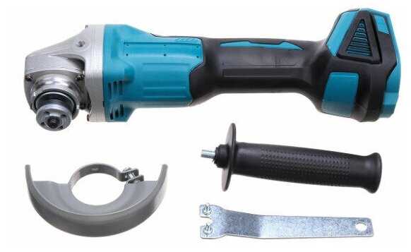 Аккумуляторная УШМ Drillpro 125 мм без АКБ, адаптирован к 18V батареи Makita фотография 4
