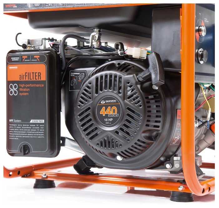 Бензиновый генератор Daewoo Power Products GDA 8500E, (7500 Вт) фотография 3