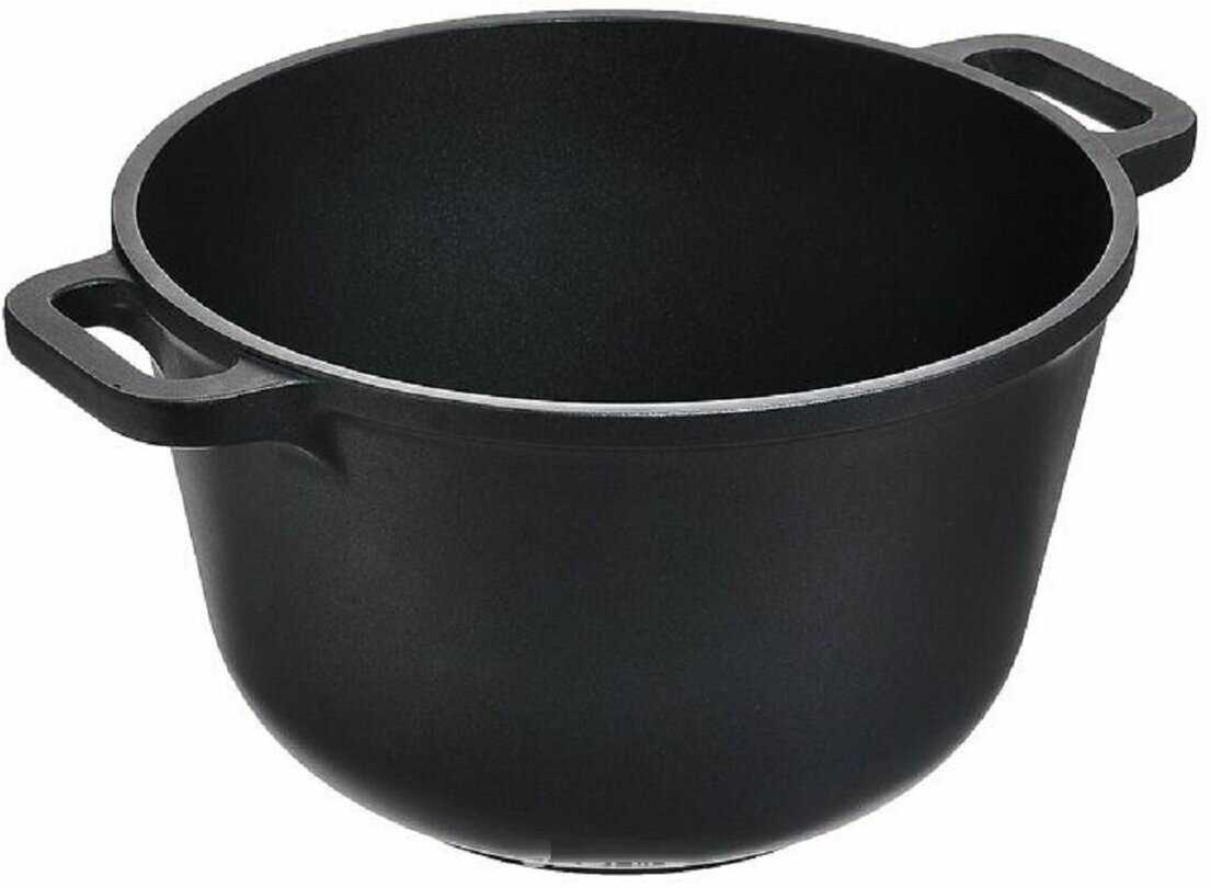 Казан НЕВА МЕТАЛЛ ПОСУДА Литой с крышкой-сковородой фотография 6