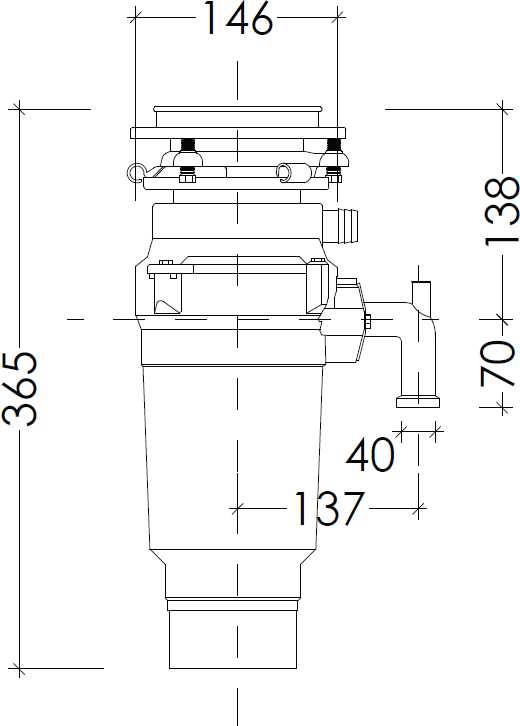 Бытовой измельчитель WASTE FIGHTER F-52 Premium Compact фотография 11