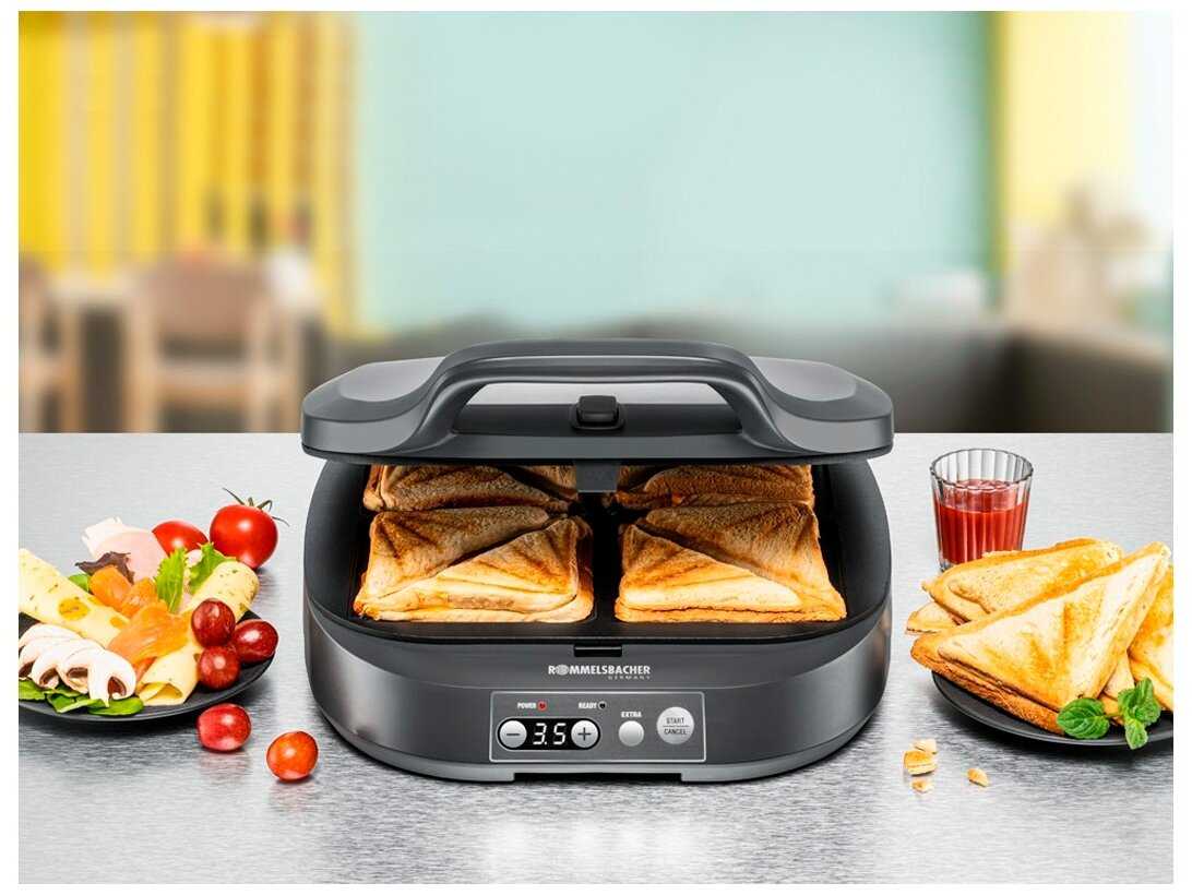 Сэндвичница Rommelsbacher ST 1800 фотография 1