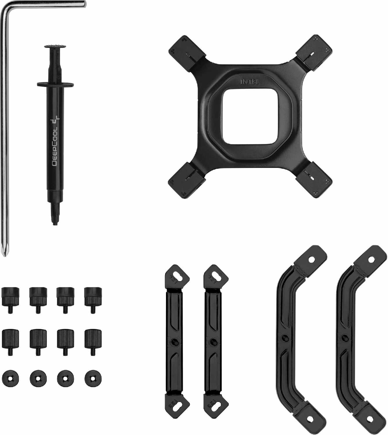 Кулер для процессора Deepcool AK700 DIGITAL NYX [120mm, ARGB, LGA1700/1200, AM4/AM5] фотография 5