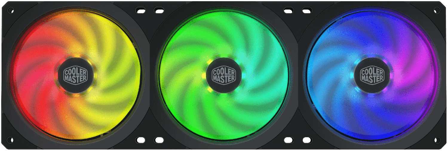 Комплект вентиляторов Cooler Master MasterFan SF360R ARGB фотография 4