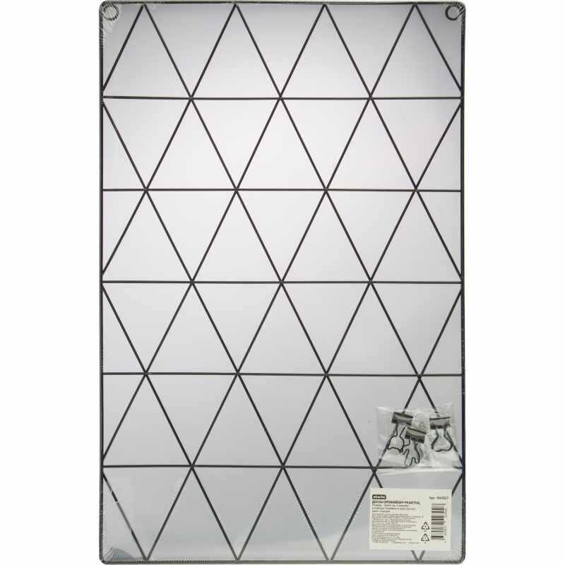 Доска органайзер-решетка Attache 36x55см, 3 зажима фотография 5