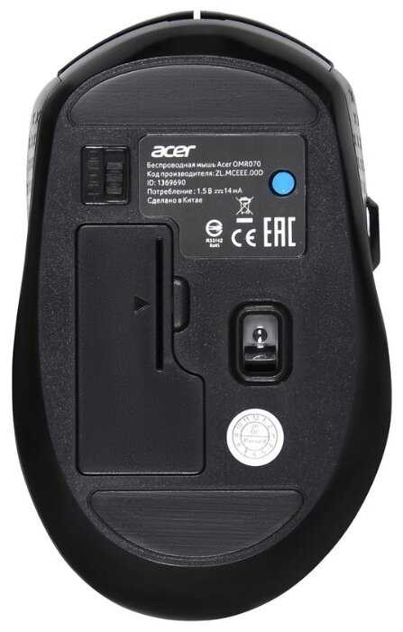 Беспроводная компактная мышь Acer OMR070 фотография 5