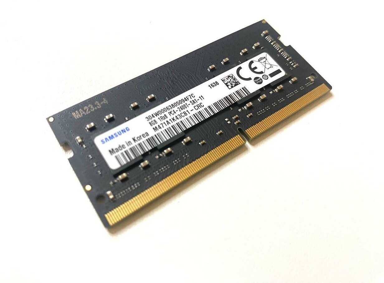 Оперативная память Samsung Basic 8 ГБ DDR4 SODIMM CL17 (M471A1K43CB1-CRC) фотография 8
