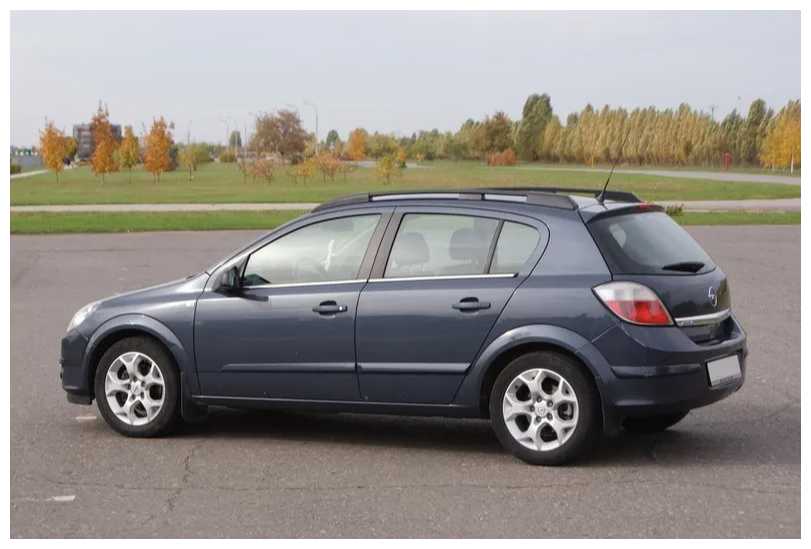 Рейлинги для Opel Astra H Family (хэтчбек, пятидверный) 2004-2014 черные фотография 1