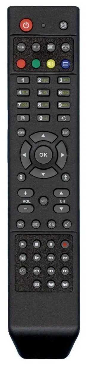 Пульт PDUSPB для ресиверов OPENTECH НТВ+ OHS1740V (JH-1005)