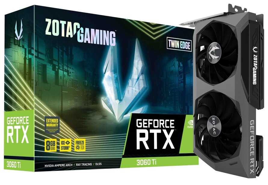 Видеокарта ZOTAC GAMING GeForce RTX 3060 Ti Twin Edge (ZT-A30620E-10P) фотография 5