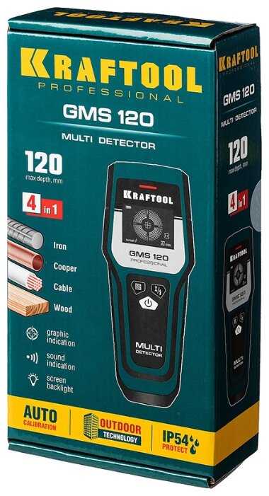 Детектор Kraftool GMS 120 фотография 4