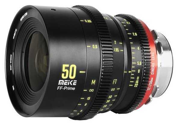 Объектив Meike Prime 50mm T2.1 Cine Lens Canon RF