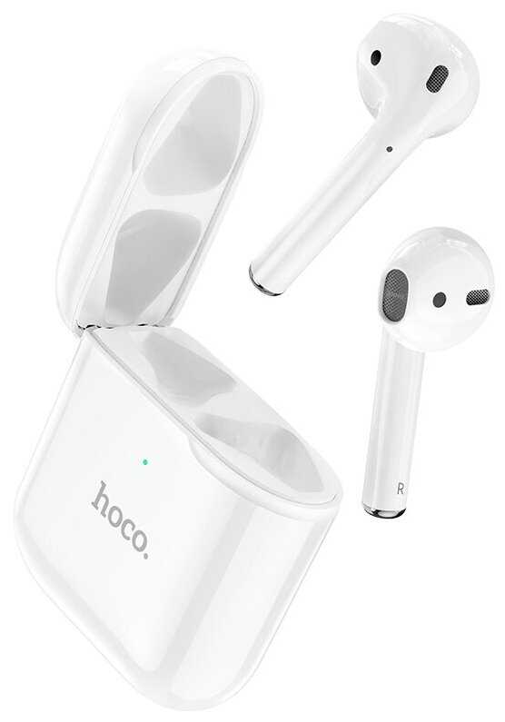 Наушники HOCO EW06 True wireless BT headset, беспроводные, Bluetooth, 350 мАч, белый фотография 1