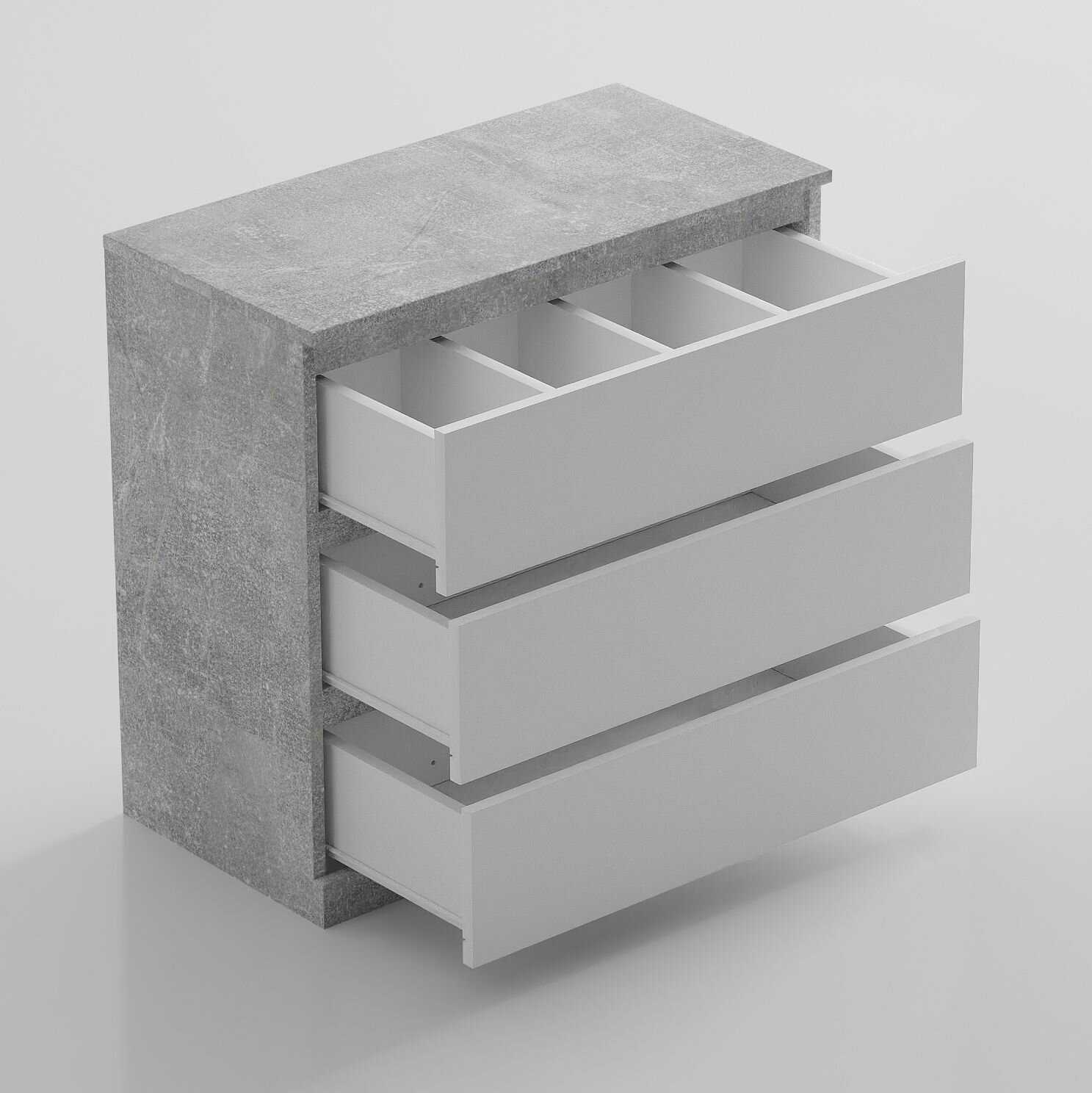 Комод для одежды Марм Комод для одежды Марм (70х35х67 см, 3 ящика) фотография 1