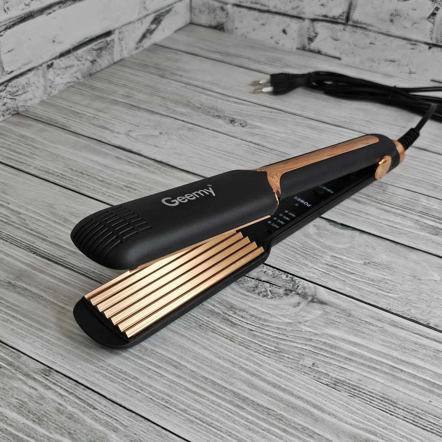 Щипцы-гофре Плойка гофре для завивки волос фотография 16