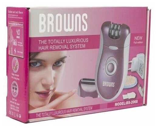 Эпилятор Женский BROWNS BS-2068 Full Edition (BS-2068) фотография 4