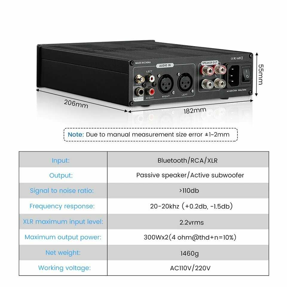 Усилитель мощности AIYIMA A300 (TPA3255) фотография 9