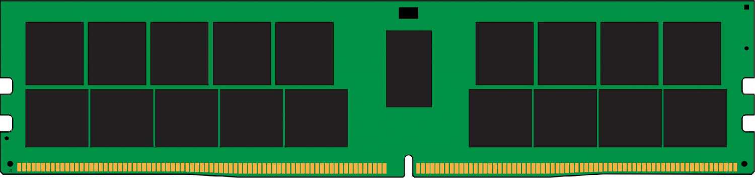 Оперативная память Kingston 64 ГБ DDR4 3200 МГц DIMM CL22 (KSM32RD4/64MFR) фотография 1