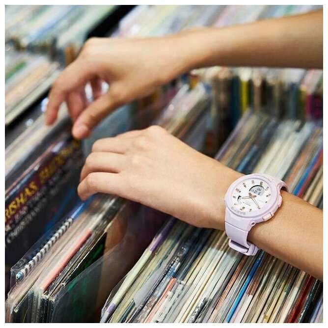 Японские наручные часы Casio Baby-G BSA-B100-4A2 фотография 1