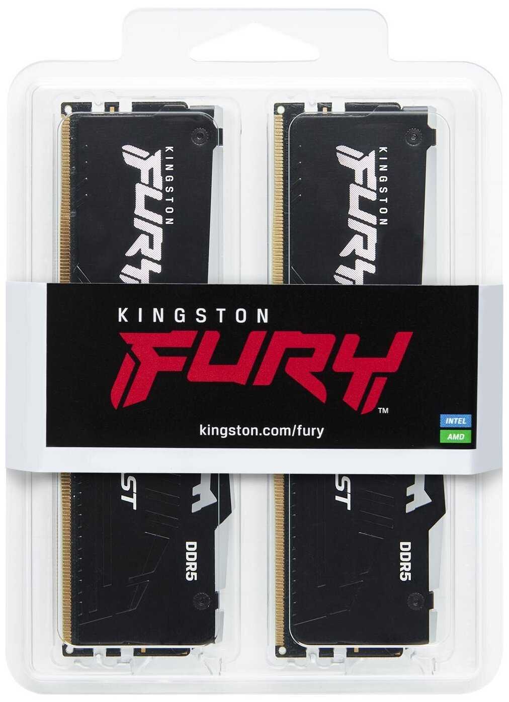 Память оперативная Kingston FURY Beast RGB (KF552C40BBAK2-32) фотография 1