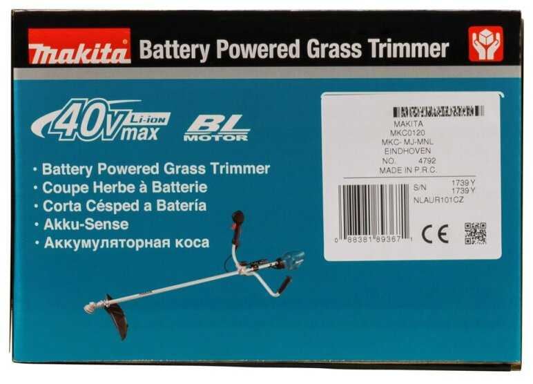 Триммер электрический Makita UR101CZ фотография 14