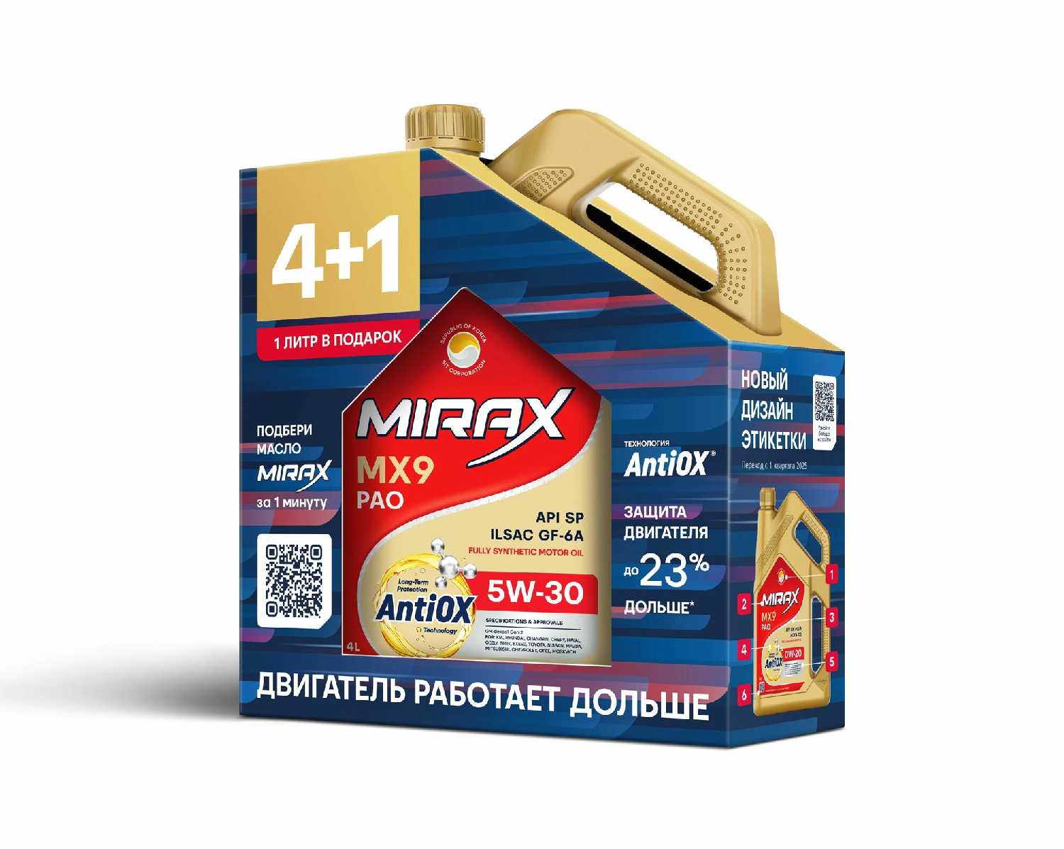 Моторное масло MIRAX MX9 (5W-30) фотография 13