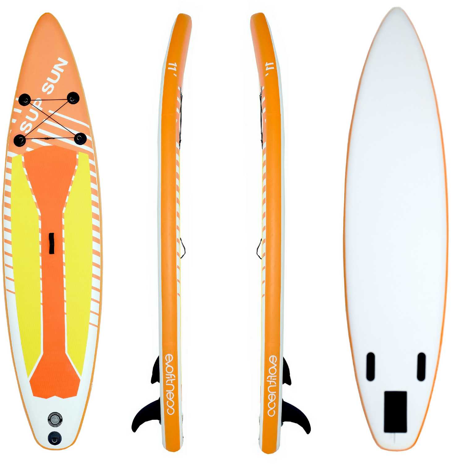 Сапборд EVO FITNESS SUP Sun 11 (335*78*15) фотография 10