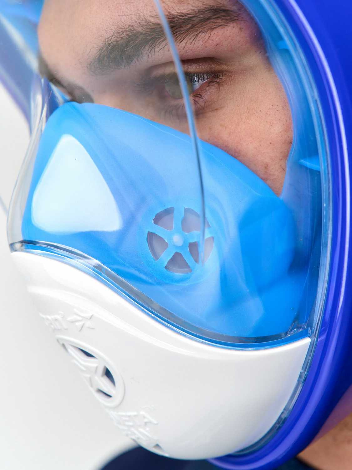 Полнолицевая маска для подводного плавания с трубкой SARGAN PLANETA OCEAN фотография 6