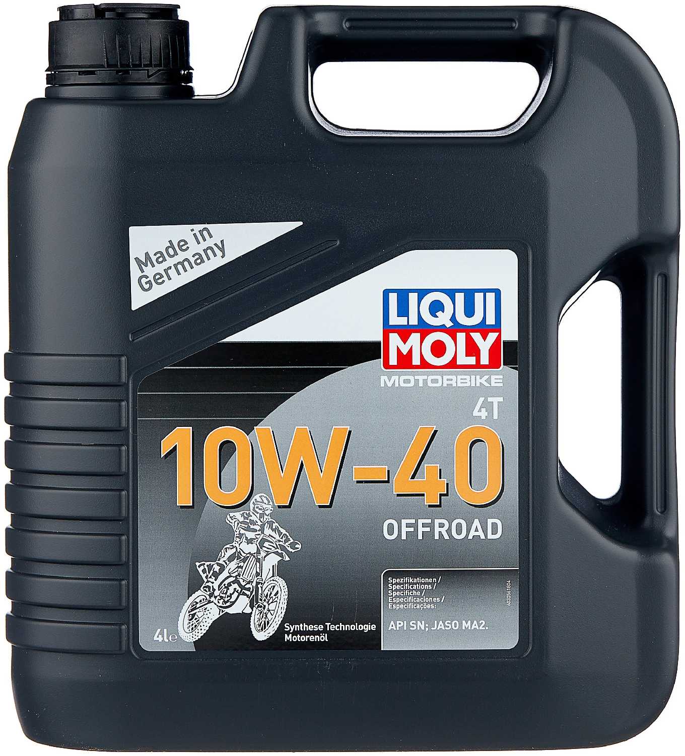 Полусинтетическое моторное масло LIQUI MOLY Motorbike 4T Offroad 10W-40 фотография 3