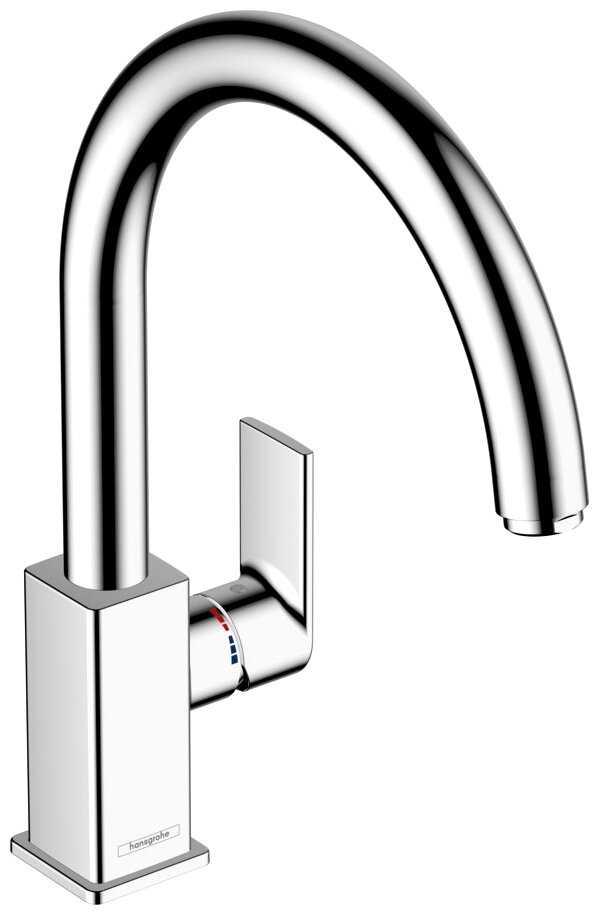 Смеситель для раковины (умывальника) hansgrohe Vernis Shape M35 71871000/71871670, рычажный