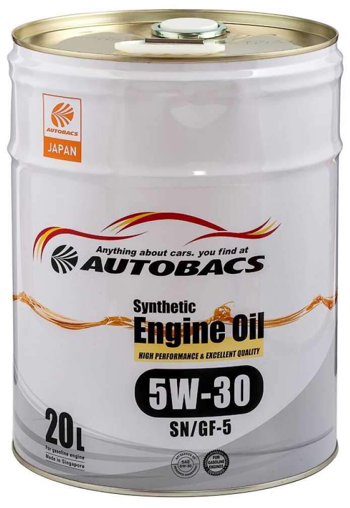 Синтетическое моторное масло Autobacs Synthetic Engine Oil 5W-30 SN/GF-5