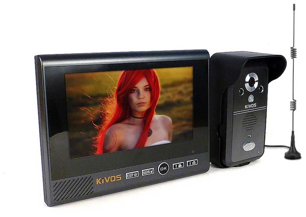 Беспроводной видеодомофон REC KiVOS Plus 7 (1 плюс 1)