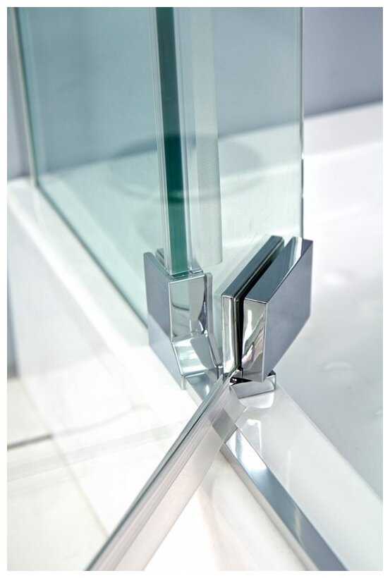 Душевой уголок Cezares Slider 110х110 A-2-100/110-GRIGIO-NERO фотография 4