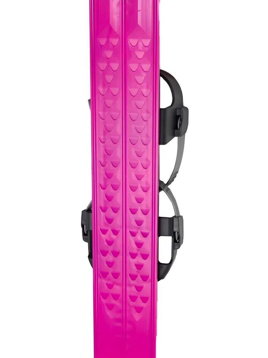 Лыжный комплект детский с креплениями и палками (75 см) фотография 32