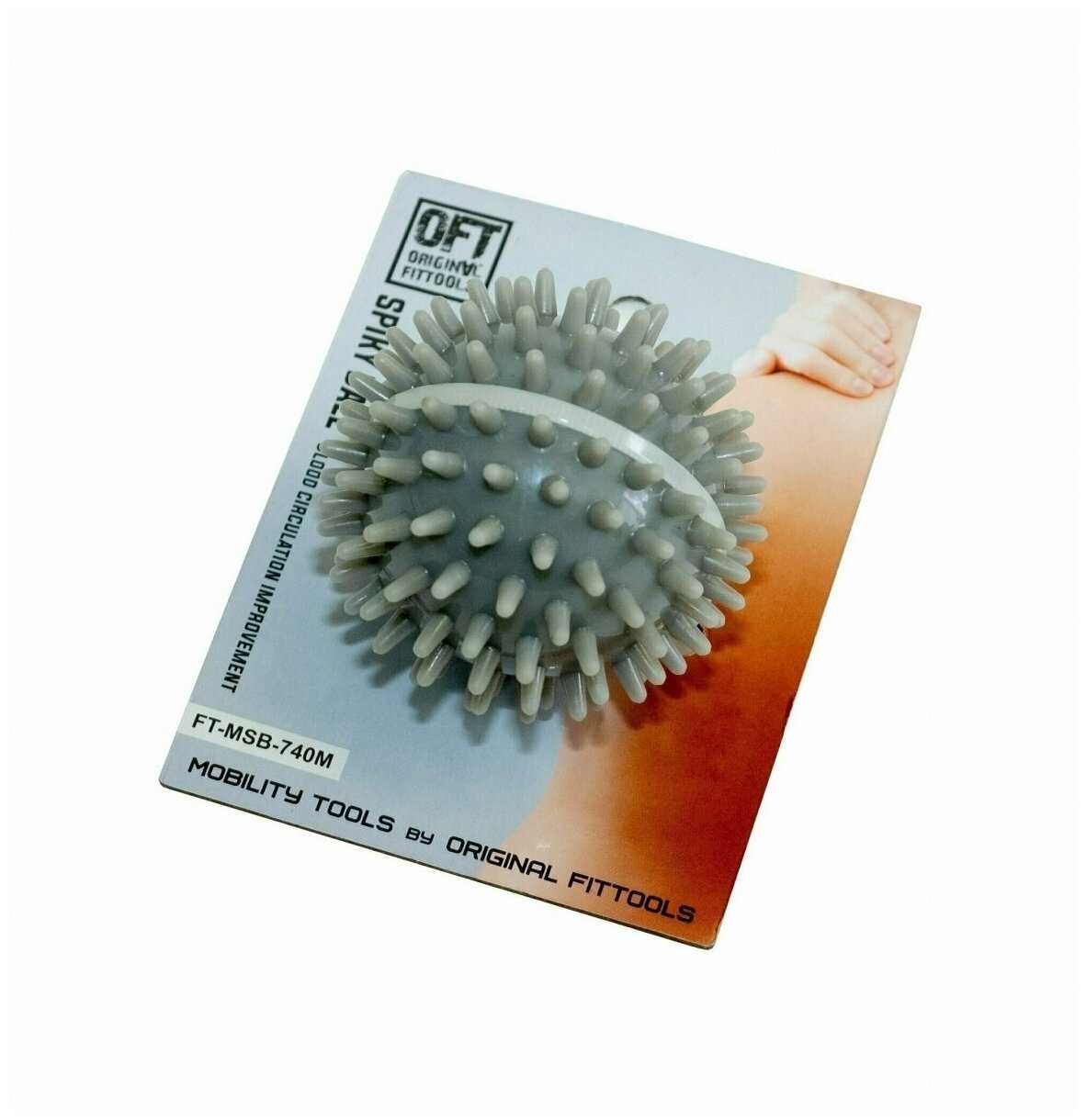 Мяч массажный FitTools Мяч массажный (FT-MSB-740M) фотография 1