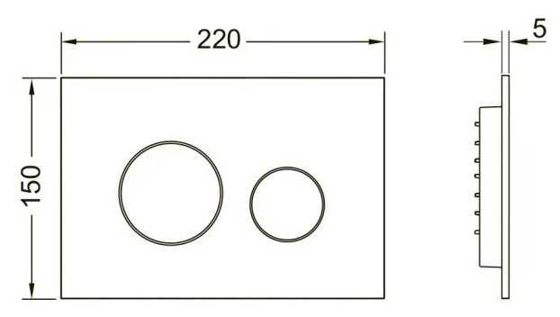 Рамная инсталляция TECE TECEbase 2.0 с панелью смыва TECEloop 2.0 фотография 9
