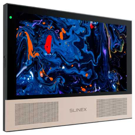 Видеодомофон Slinex Sonik 10 Чёрный + Розовое Золото или Марсала фотография 4