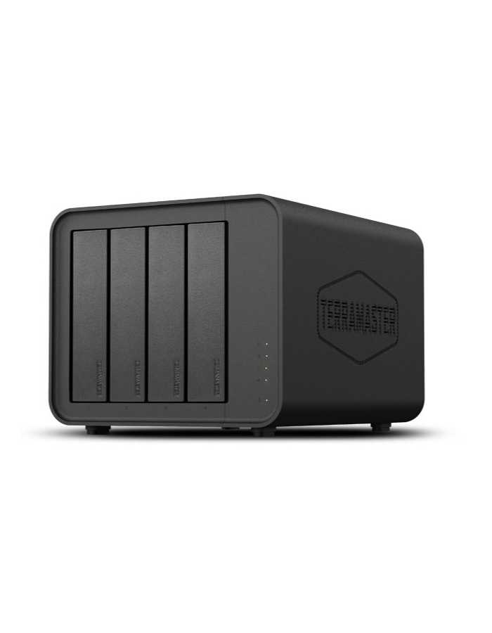 Система хранения данных TerraMaster F4-424 [QC 3,4Ghz/8Gb/up to 4 HDD SATA/2xM.2 2280 NVMe/2x2,5GbE RJ-45] фотография 1