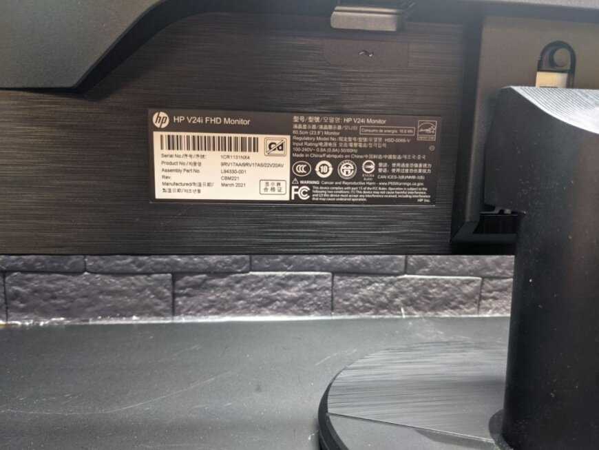 Монитор HP V24i фотография 15