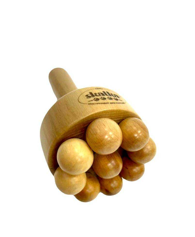 Skalka деревянный массажер Лапушка-липосфера (№69) фотография 4
