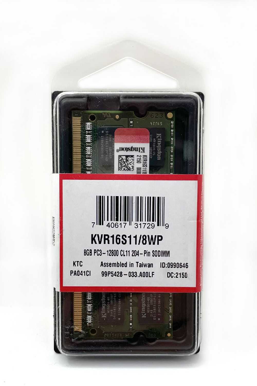 Оперативная память Kingston Value (KVR16S11/8WP) фотография 5