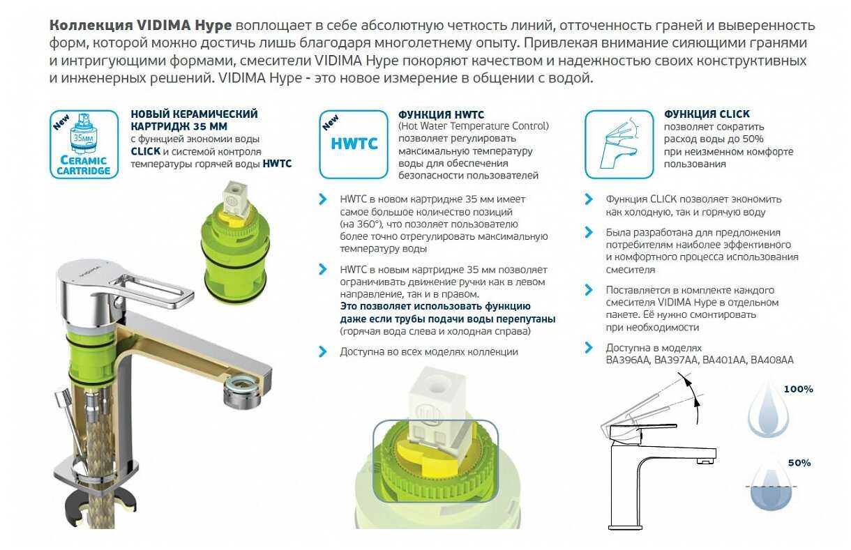 Смеситель для ванны VIDIMA Хайп BA398AA, рычажный фотография 11