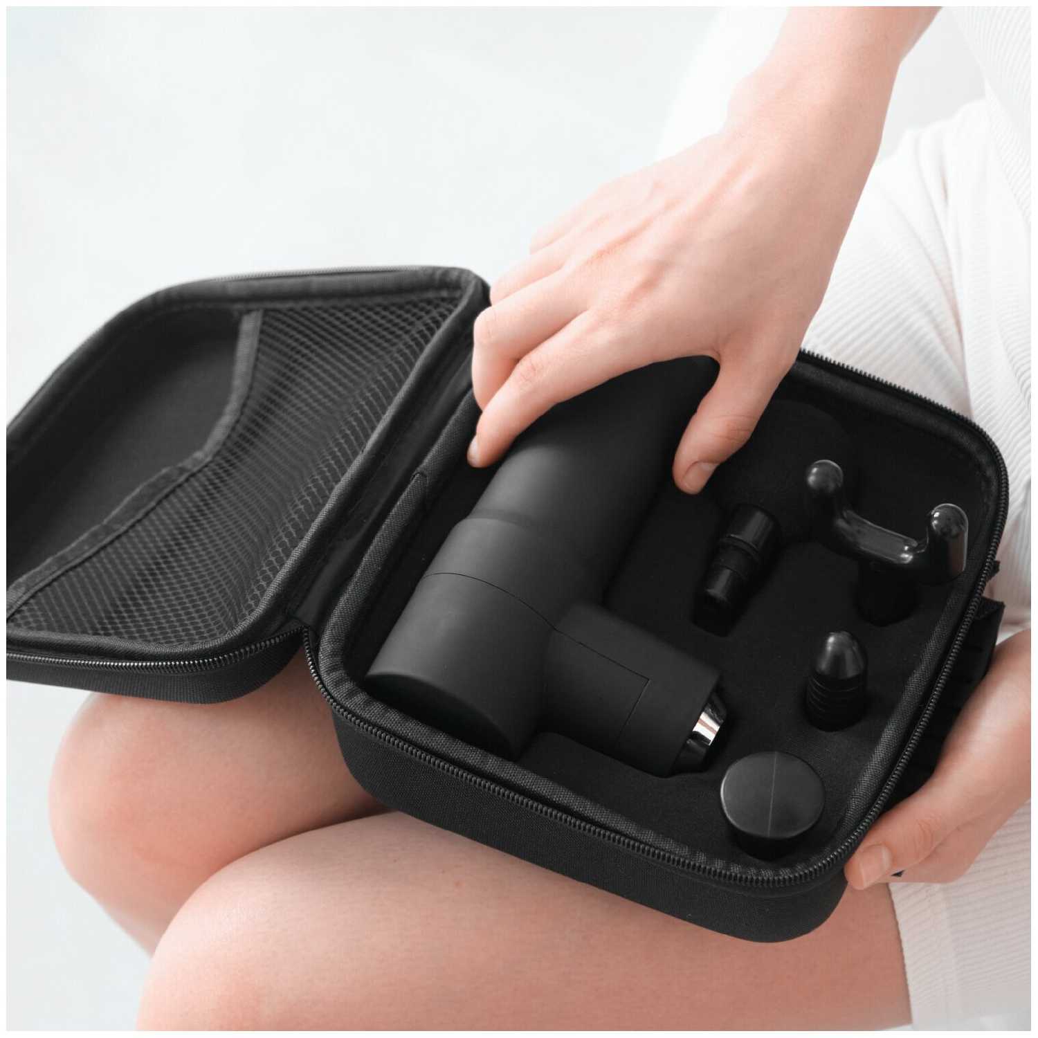 Массажный пистолет беспроводной Mini Revolver фотография 5