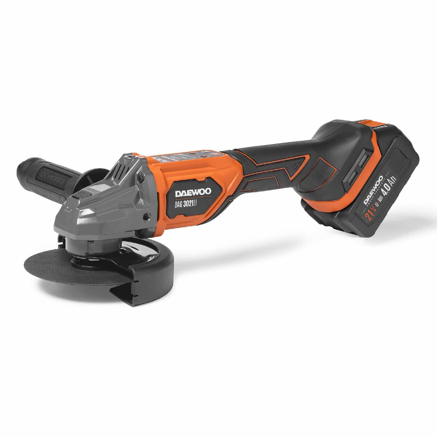 Аккумуляторная УШМ DAEWOO DAG 3021Li SET [21В, 125мм, Li-Ion 4А/ч + ЗУ]