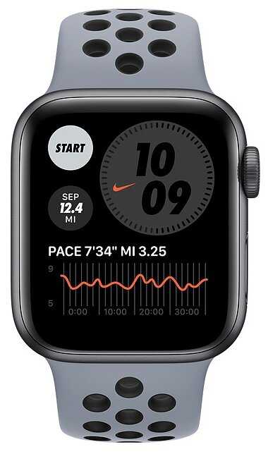Умные часы Apple Watch SE GPS + Cellular 40мм Aluminum Case with Nike Sport Band фотография 17