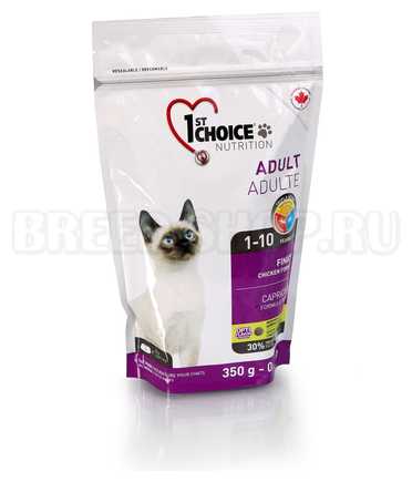 Корм для кошек 1st Choice для привередливых (с курицей) фотография 10