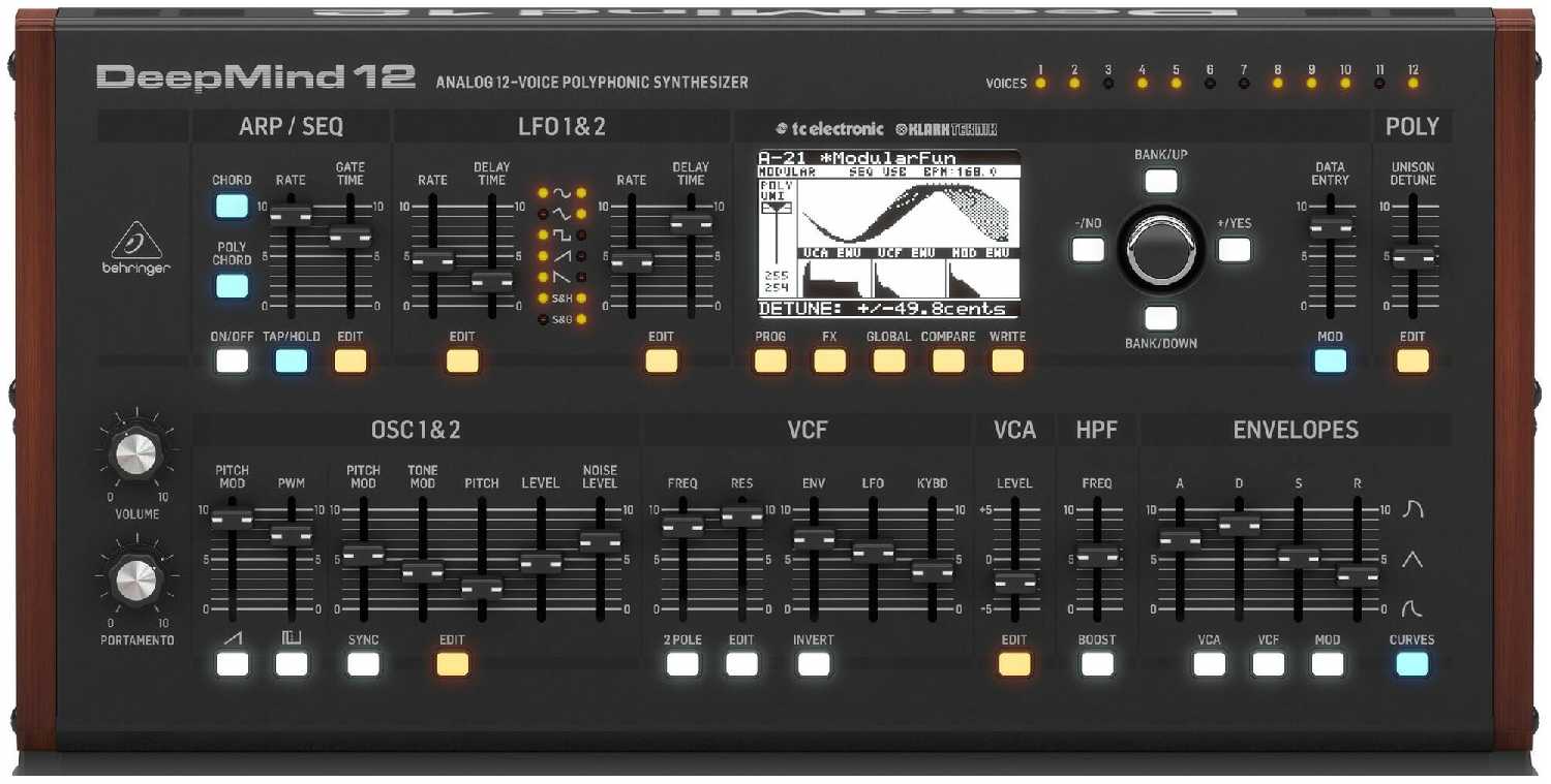 Синтезатор Behringer DEEPMIND 12D фотография 3
