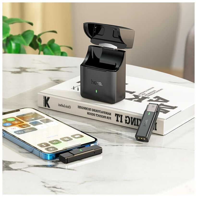 Микрофон беспроводной Stream для телефона Iphone Lightning фотография 7
